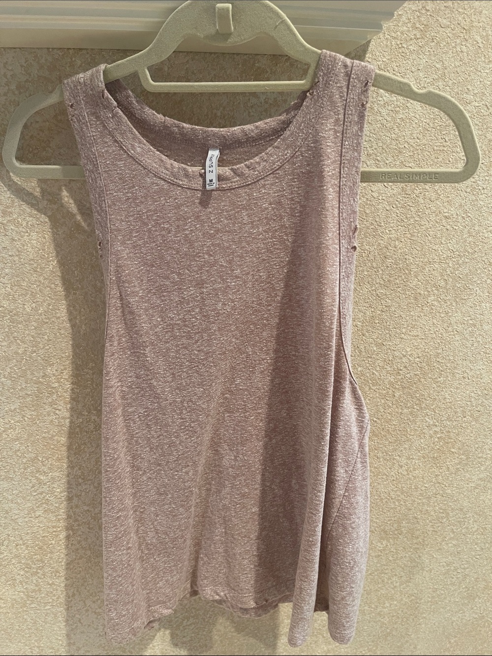 Z Supply Mauve Heather Sleeveless Tank